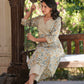 Janasya Light Cotton Floral Straight Kurta Set | Swadesiicart