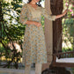Janasya Light Cotton Floral Straight Kurta Set | Swadesiicart