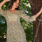 Janasya Light Cotton Floral Straight Kurta Set | Swadesiicart