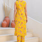 Janasya Bright Cotton Floral Straight Kurta Set | Swadesiicart