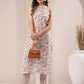 Janasya Light Cotton Floral Straight Kurta Set | Swadesiicart