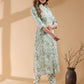 Janasya Light Cotton Floral Straight Kurta Set | Swadesiicart