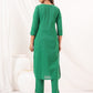 Janasya Dark Cotton Solid Straight Kurta Set | Swadesiicart