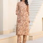 Janasya Light Cotton Floral Straight Kurta Set | Swadesiicart