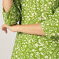 Janasya Bright Cotton Floral Straight Kurta Set | Swadesiicart
