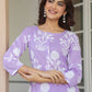 Janasya Light Cotton Floral Straight Kurta Set | Swadesiicart