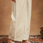 Janasya Dark Cotton Paisley Anarkali Kurta Set | Swadesiicart