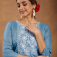 Janasya Light Rayon Embroidered Straight Kurta - Swadesiicart