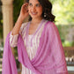 Janasya Light Cotton Tie & dye A-Line Kurta Set | Swadesiicart