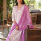 Janasya Light Cotton Tie & dye A-Line Kurta Set | Swadesiicart