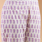 Janasya Light Cotton Floral Angrakha Kurta Set | Swadesiicart