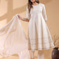 Janasya Light Cotton Ethnic Motifs Anarkali Kurta Set | Swadesiicart