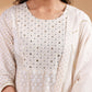 Janasya Light Cotton Ethnic Motifs Anarkali Kurta Set | Swadesiicart