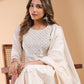 Janasya Light Cotton Ethnic Motifs Anarkali Kurta Set | Swadesiicart