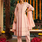 Janasya Light Cotton Ethnic Motifs Anarkali Kurta Set | Swadesiicart