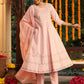 Janasya Light Cotton Ethnic Motifs Anarkali Kurta Set | Swadesiicart
