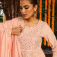 Janasya Light Cotton Ethnic Motifs Anarkali Kurta Set | Swadesiicart