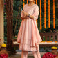 Janasya Light Cotton Ethnic Motifs Anarkali Kurta Set | Swadesiicart