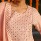 Janasya Light Cotton Ethnic Motifs Anarkali Kurta Set | Swadesiicart