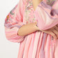 Janasya Light Georgette Embroidered A-Line Kurta Set | Swadesiicart