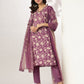 Janasya Dark Rayon Blend Floral Straight Kurta Set | Swadesiicart