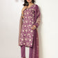 Janasya Dark Rayon Blend Floral Straight Kurta Set | Swadesiicart