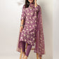 Janasya Dark Rayon Blend Floral Straight Kurta Set | Swadesiicart