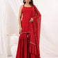 Janasya Dark Rayon Solid Straight Kurta Set | Swadesiicart