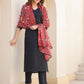 Janasya Dark Silk Blend Solid Straight Kurta Set | Swadesiicart