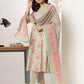 Janasya Light Cotton Floral A-Line Kurta Set | Swadesiicart