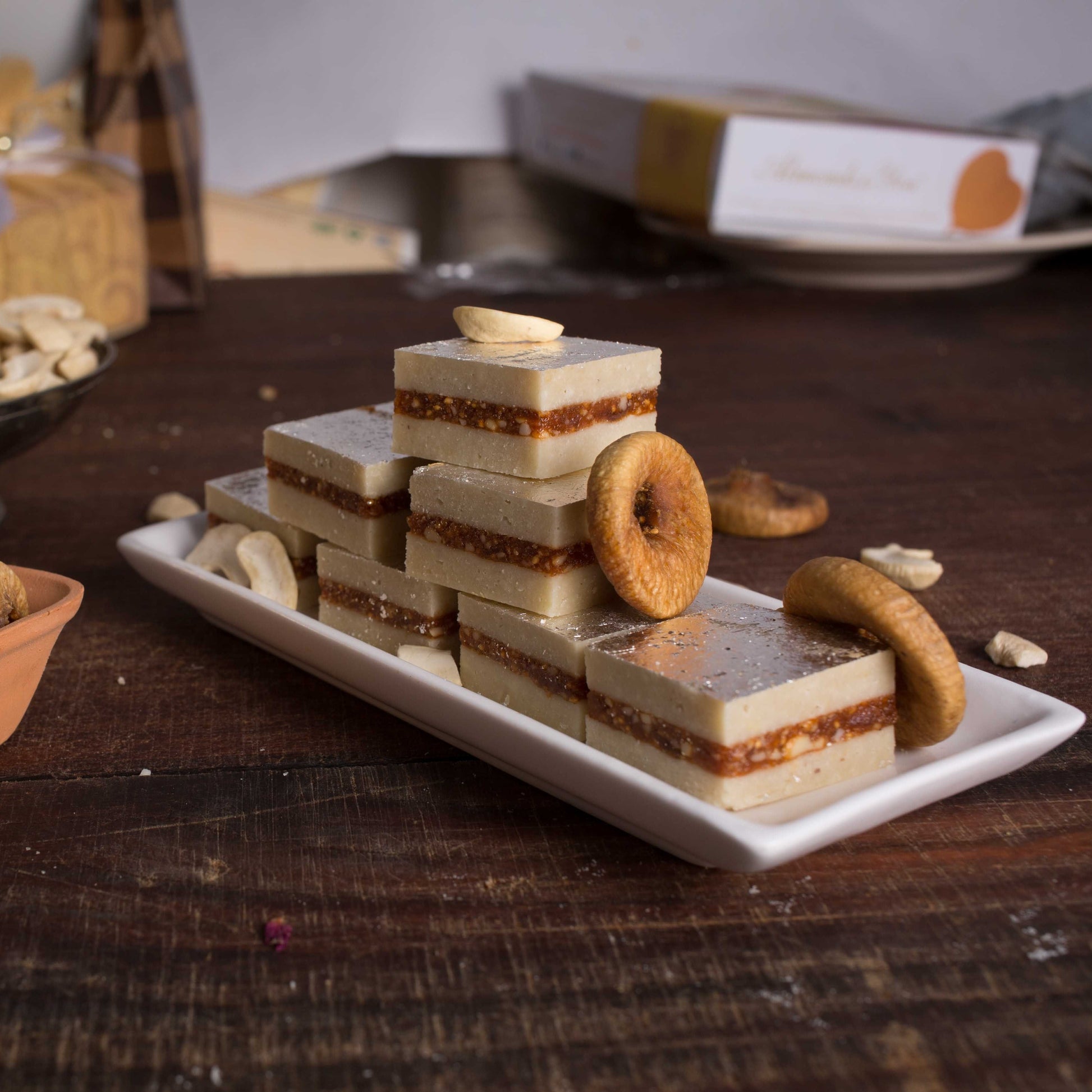 Almond House Kaju Anjeer Burfi | Swadesiicart