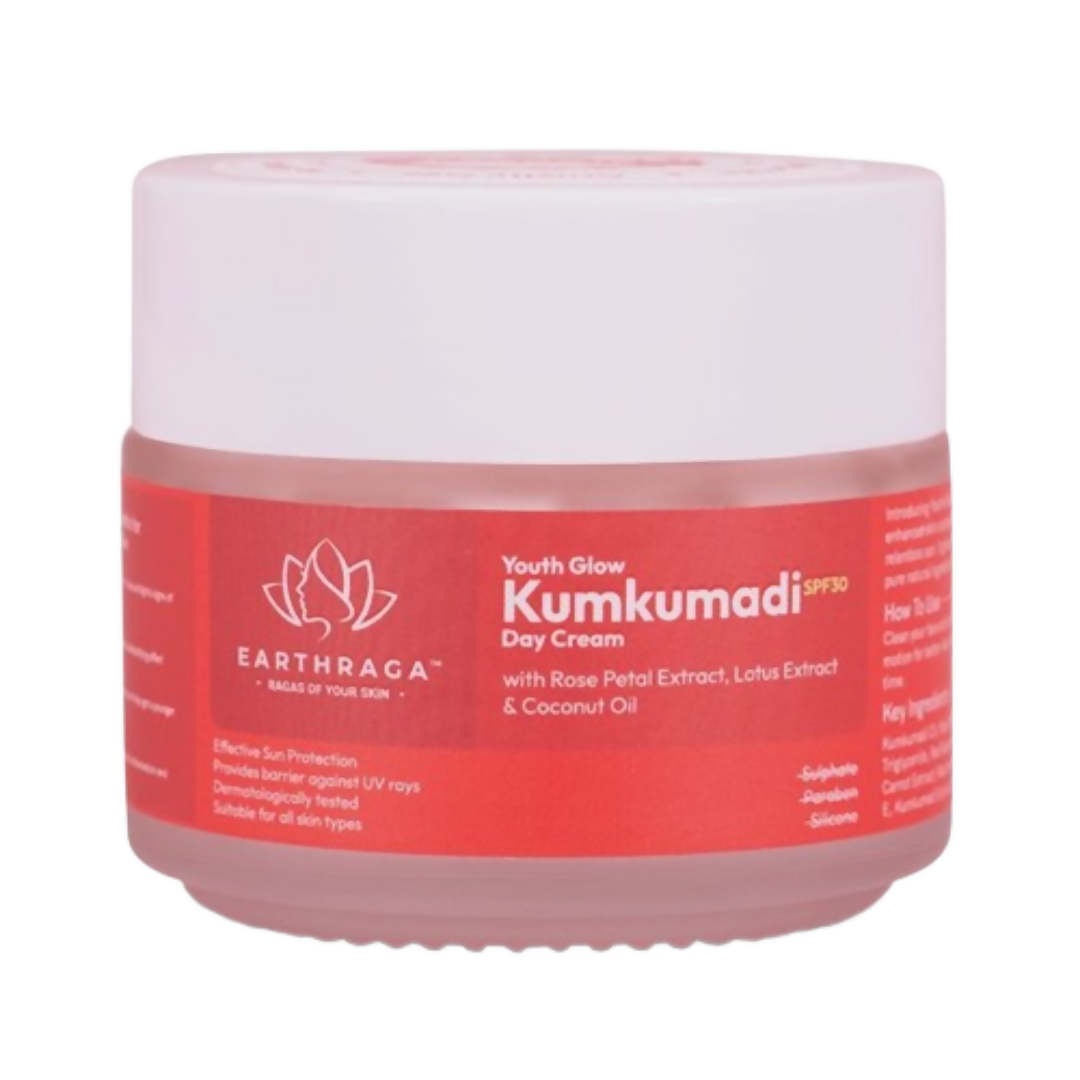 Earthraga Kumkumadi Day Cream SPF 30 | Swadesiicart