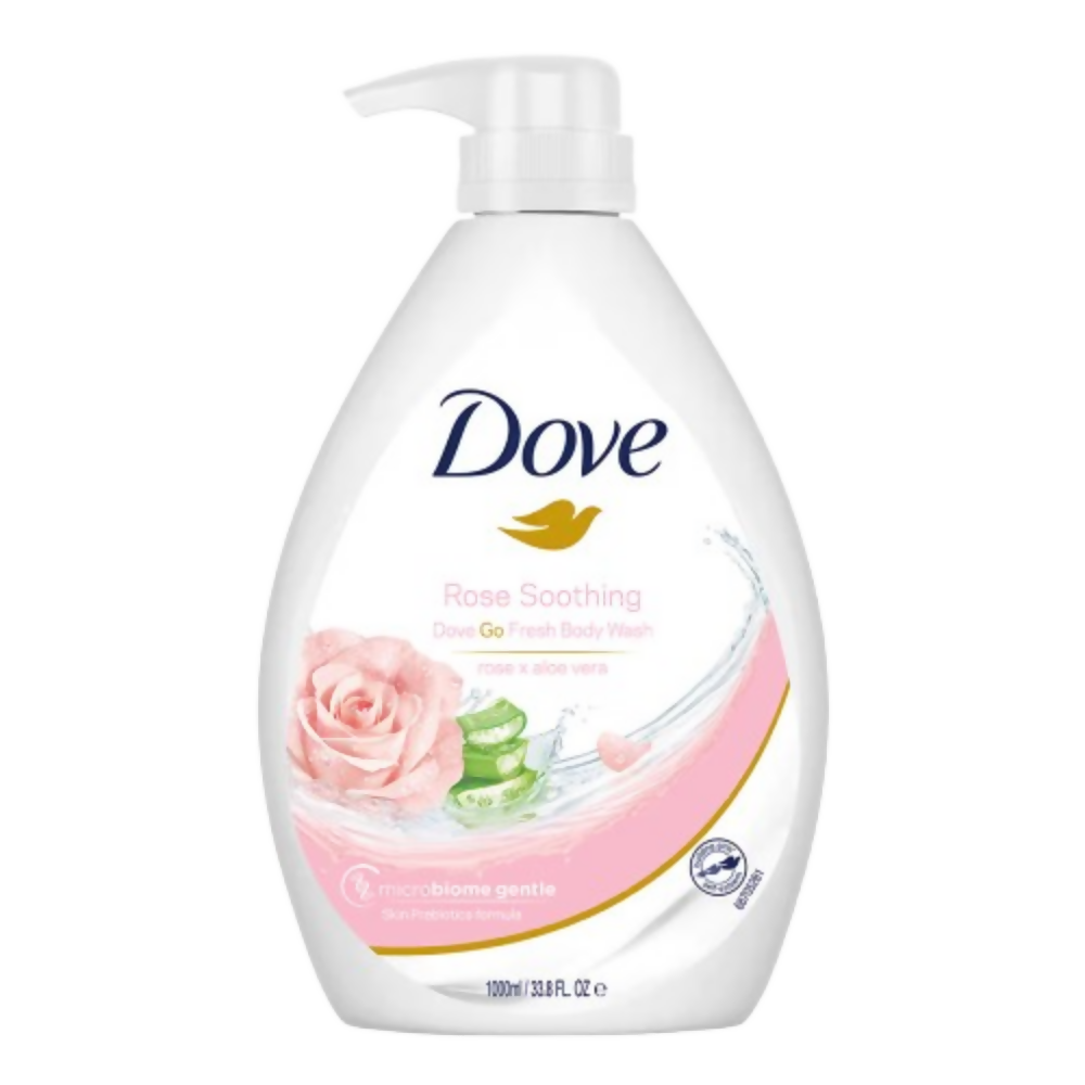 Dove Body Wash- Soothing Rose & Aloe Vera Body - Swadesiicart