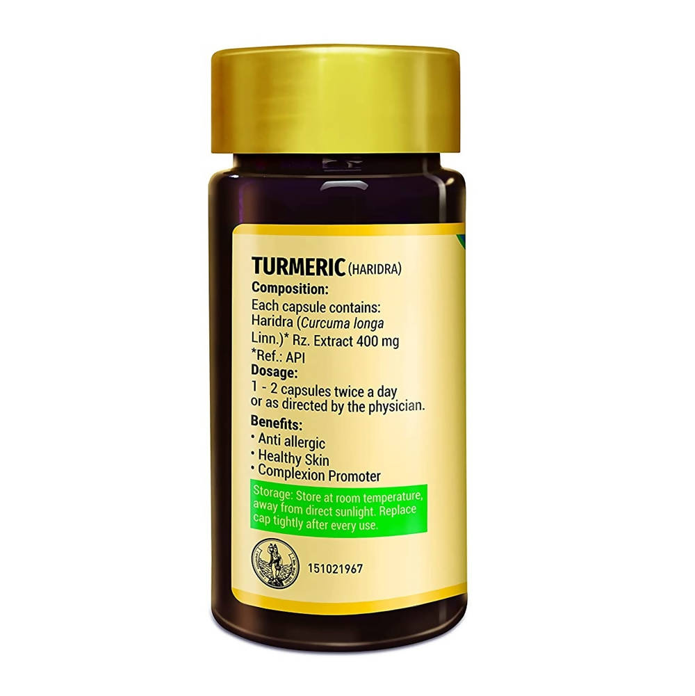 Zandu Turmeric (Haridra) Anti Allergic Capsules | Swadesiicart