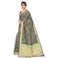 Vamika Banarasi Jaquard Rama Green Weaving Saree (Banarasi 23) | Swadesiicart