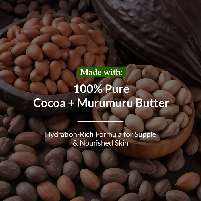 Lotus Botanicals 100% Pure Cocoa Butter & Murumuru Butter HydraMelt Body Cream | Swadesiicart