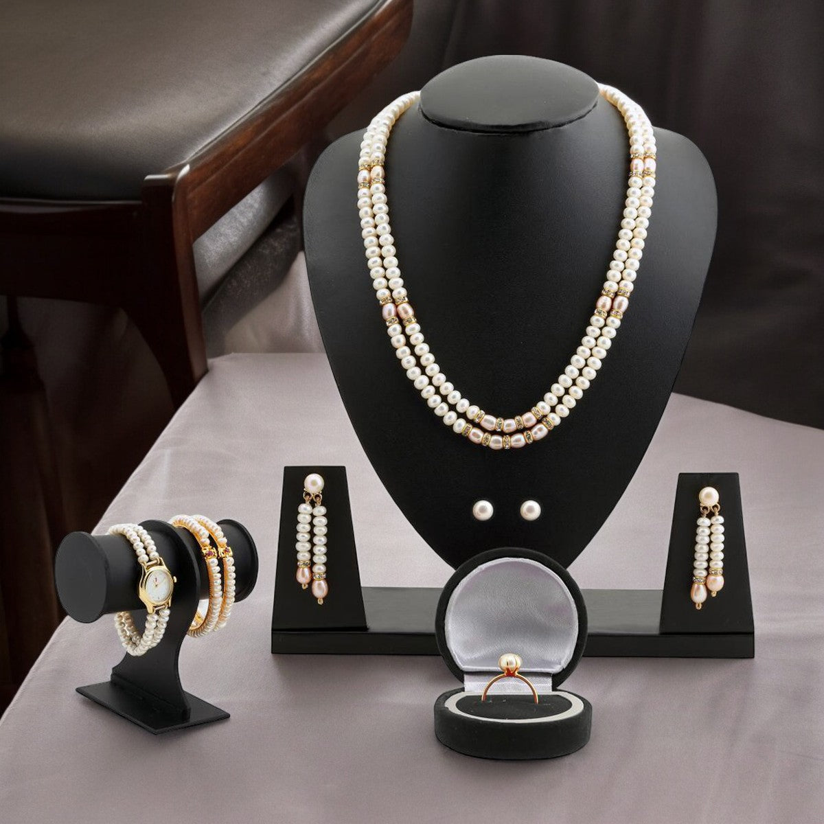 J Pearls Sizzling pearl Combo Set - Swadesiicart