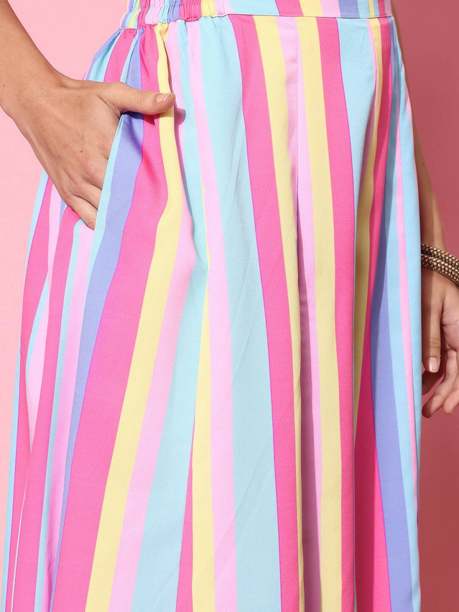 Ahalyaa Women's Traditional Wear Co-ods - Multi | Swadesiicart