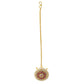 NVR Women's Trending Stylish Gold-Polished Maang Tikka | Swadesiicart