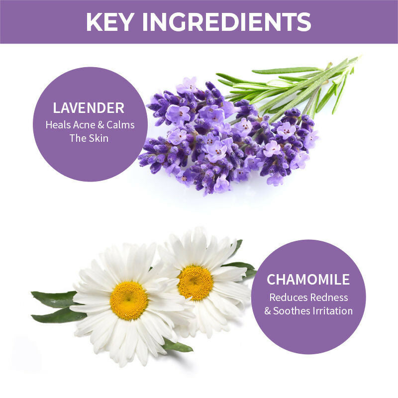 Nykaa Naturals Lavender & Chamomile Face Wash for Calm Skin - Swadesiicart