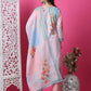 Jyoti Fashion Women's Multicolor Cotton Geometric Digital Print with Jari & Crystal Kurta with Trouser & Dupatta | Swadesiicart