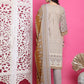 Jyoti Fashion Women's Grey Cotton Floral Digital Print with Resham Thread Work Kurta with Trouser & Dupatta | Swadesiicart