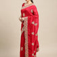 Jyoti Fashion Women's Pink Silk Blend Embroidered Designer Saree with Blouse | Swadesiicart