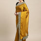 Jyoti Fashion Women's Yellow Rangoli Silk Embroidered Designer Saree with Blouse | Swadesiicart