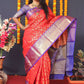 Jyoti Fashion Women's Red Kanchipuram Silk Zari Woven Saree with Blouse | Swadesiicart