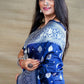Jyoti Fashion Women's Navy Blue Soft Banarasi Silk Zari Woven Saree with Blouse | Swadesiicart