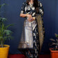 Jyoti Fashion Women's Black Handloom Banarasi Silk Zari Woven Saree with Blouse | Swadesiicart
