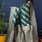 Jyoti Fashion Women's Green Handloom Banarasi Silk Zari Woven Saree with Blouse | Swadesiicart
