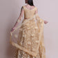 Jyoti Fashion Women's Cream Net Thread Embroidered Designer Lehenga Choli Set | Swadesiicart
