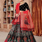 Jyoti Fashion Women's Black Jacquard Zari Woven Designer Lehenga Choli Set | Swadesiicart